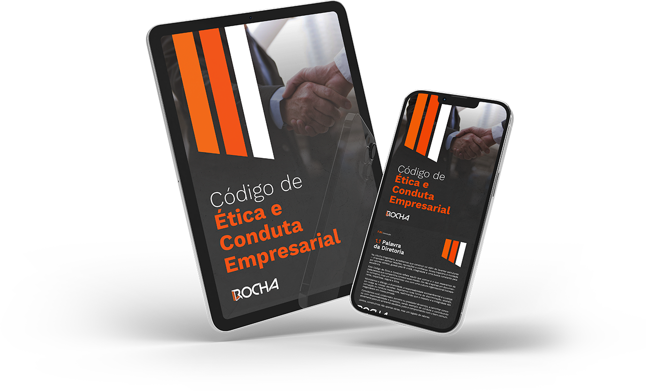 imagem código de ética e conduta empresarial imagem Lrocha Engenharia - LRocha Engenharia